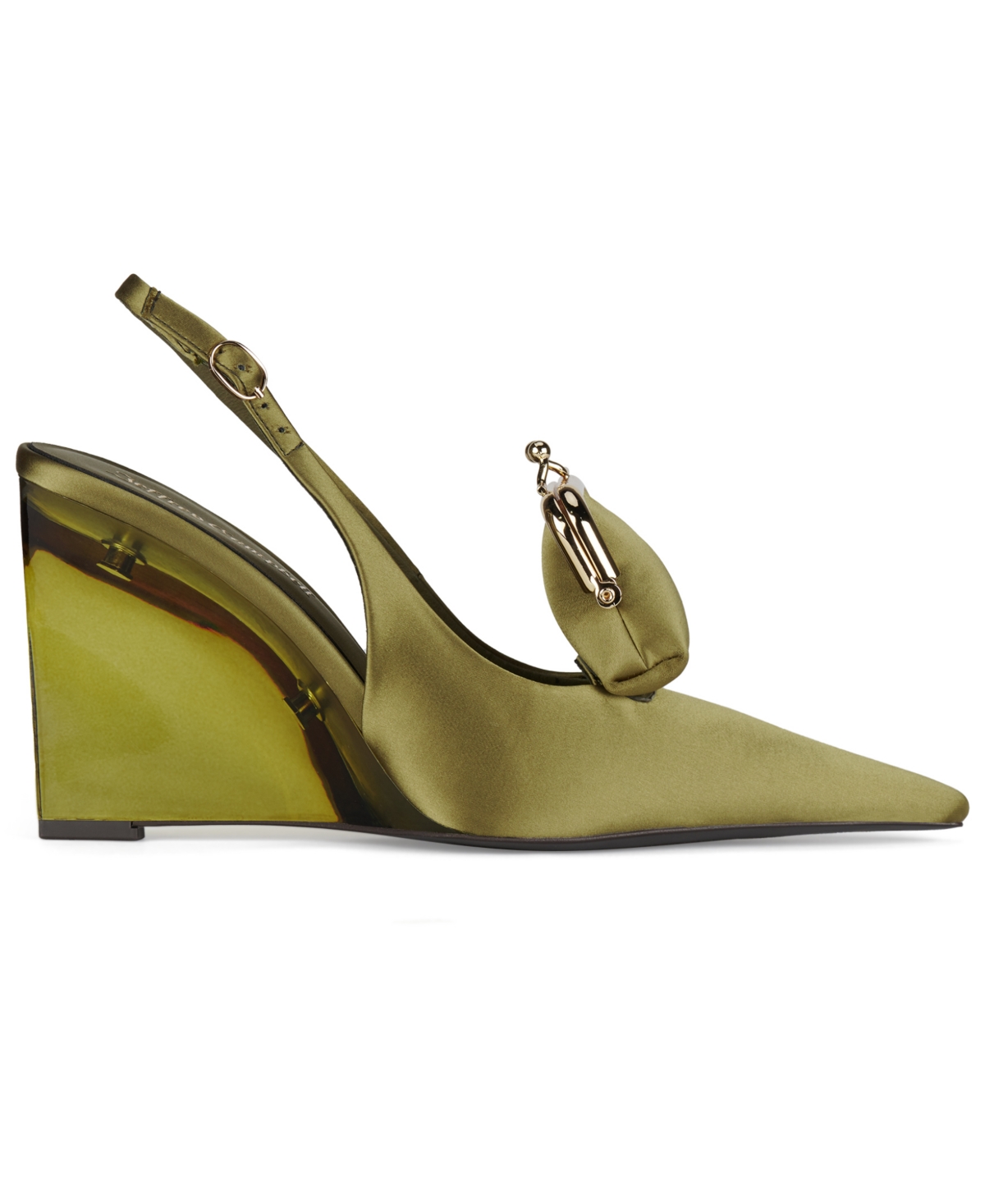 Jeffrey Campbell Women's Pay-me Pointed-tie Vinyl Wedge Pumps In Multi