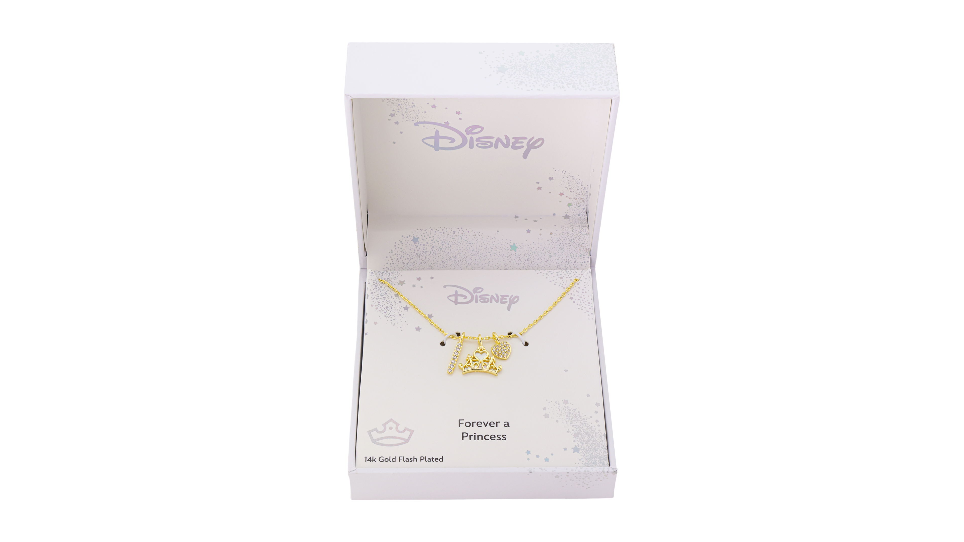 Disney Princess Cubic Zirconia Pendant Charm Necklace