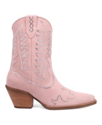 Women's Tiny Pony Suede Leather Bootie