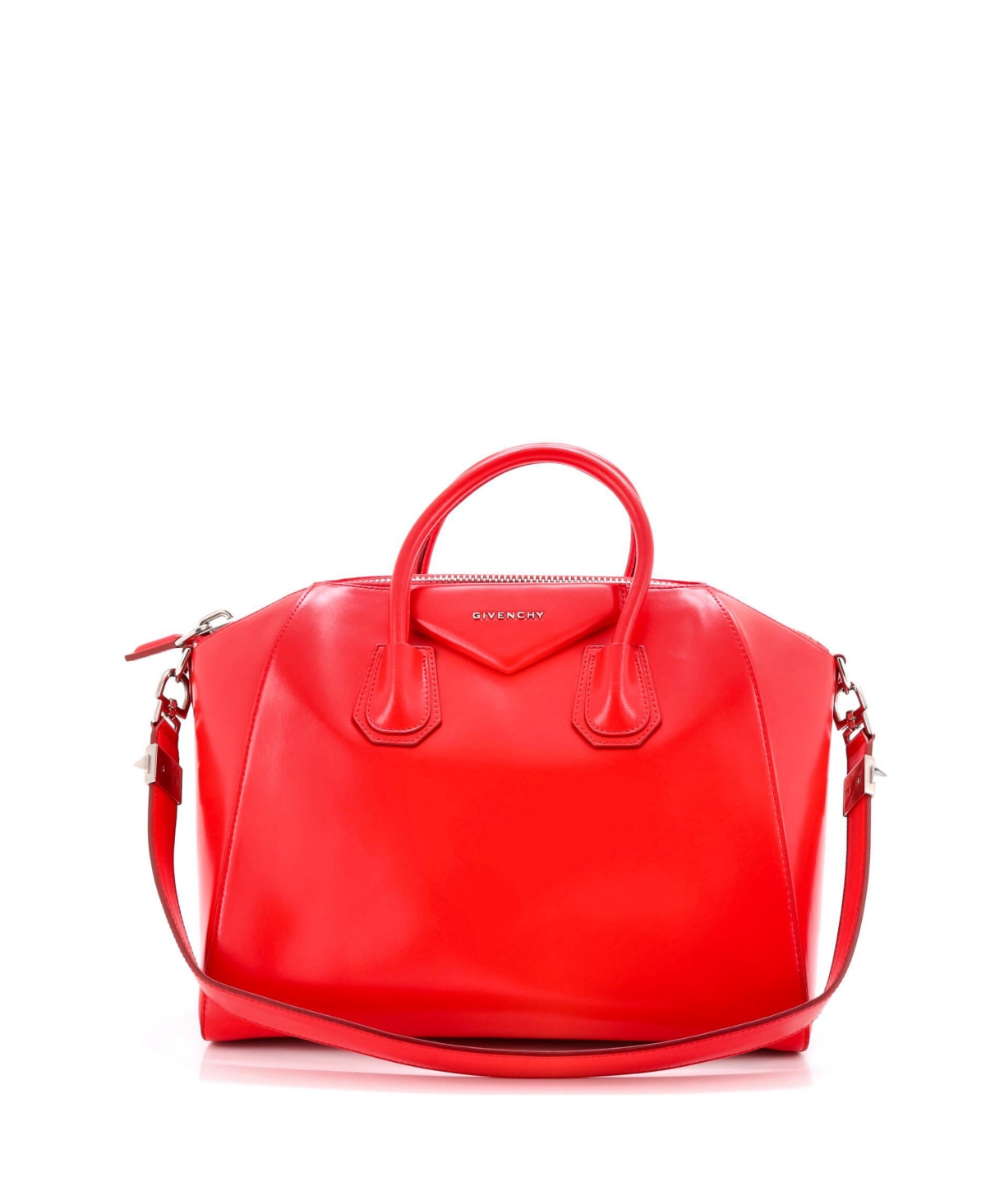 Pre-Owned Givenchy Medium Antigona Bag Glazed Leather