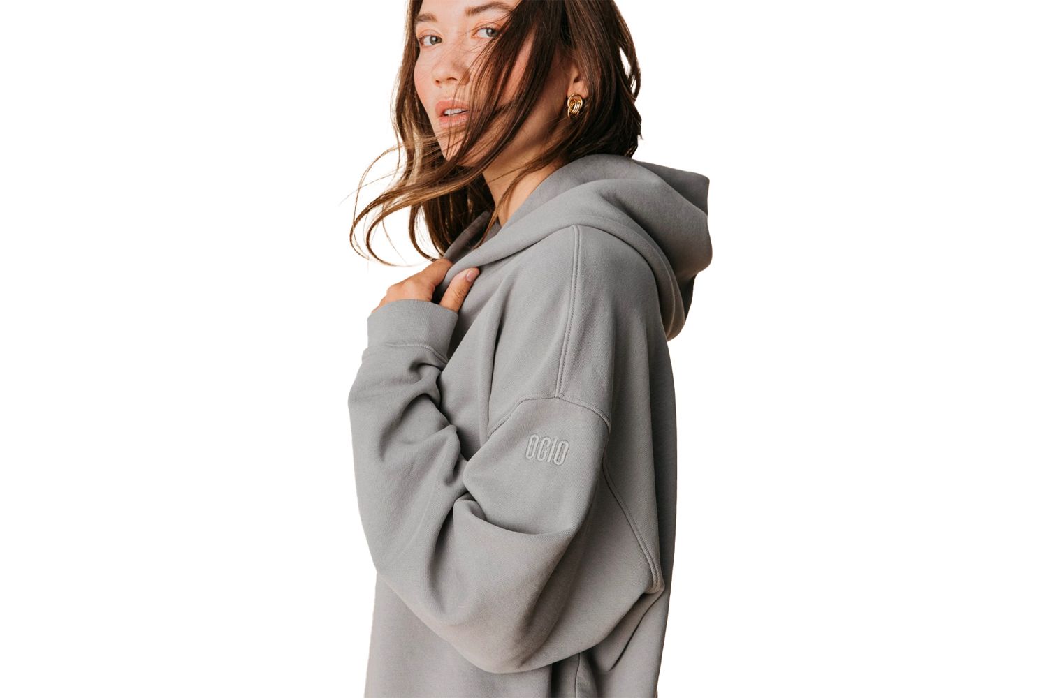 Women’s Organic Cotton Teddy Oversized Hoodie