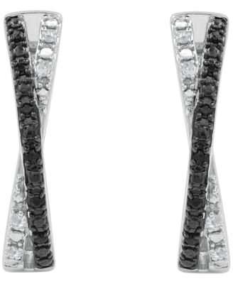 Diamond Earrings (1/6 ct. t.w.) in Sterling Silver