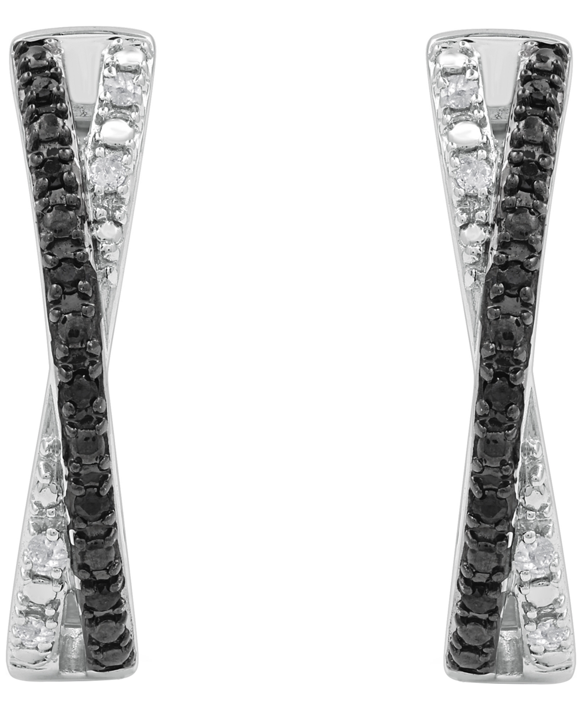 Macy's Diamond Earrings (1/6 ct. t.w.) in Sterling Silver