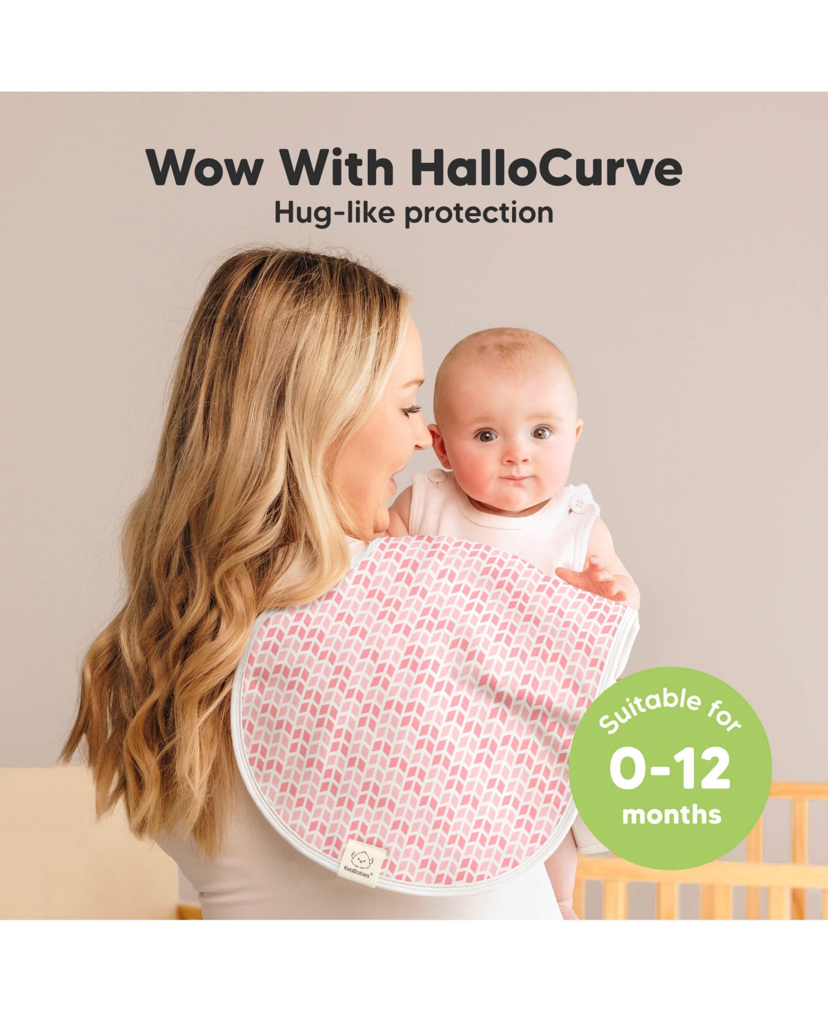 KeaBabies Kids 4pk Hallo Burp Cloths, Cotton Cloth for Girls, Boys, Soft & Absorbent Burping Cloths