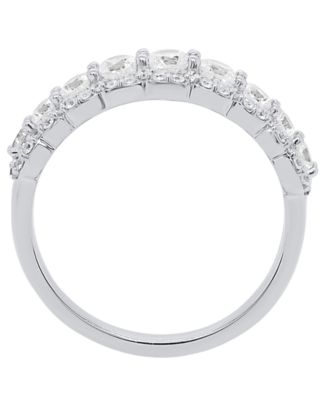 Lab-Grown Diamond Ring (1 ct. t.w.) in Sterling Silver or 14k Gold Plated Sterling Silver