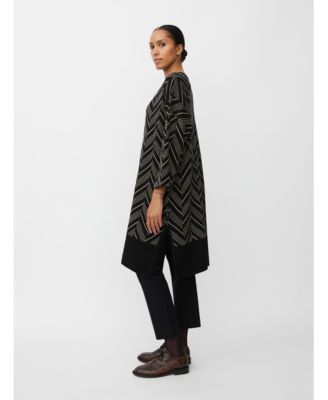 Women's MaNuska3/4 Sleeve Loose Fit Midi Dress