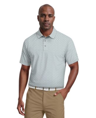 Men's All-Over Micro Jacquard Short-Sleeve Golf Polo Shirt