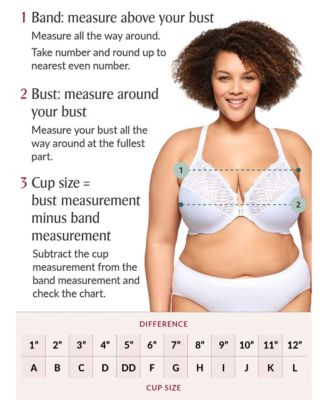 Plus Size WonderWire Front-Closure Underwire Bra
