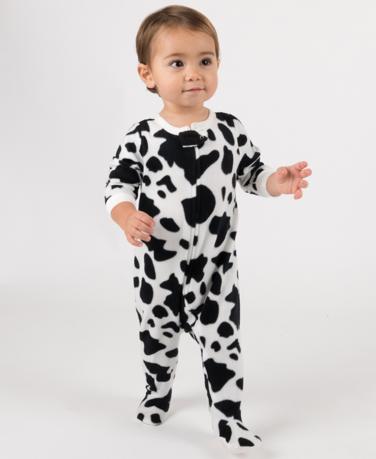 Leveret Kids Footed Fleece Holiday Pajamas