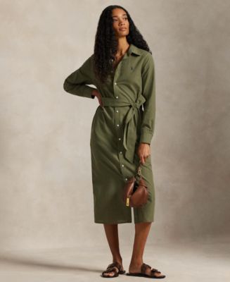 polo long sleeve dress Slim Fit Long-Sleeve Machine washable Black Long Sleeve Day Dress