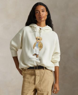 Polo Ralph Lauren - Women's Long-Sleeve Bear Fleece Hoodie