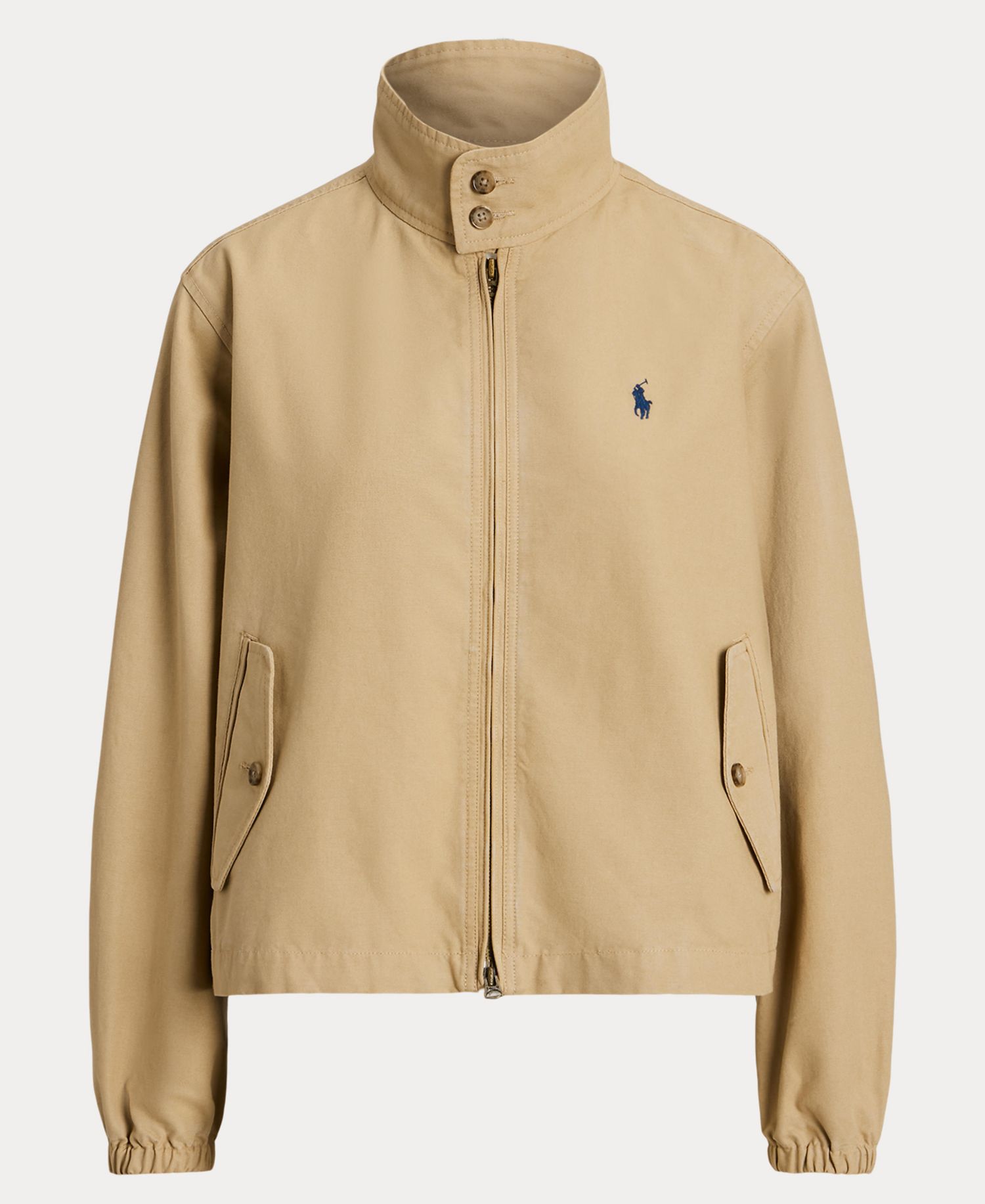 Women's Canvas Stand Collar Jacket