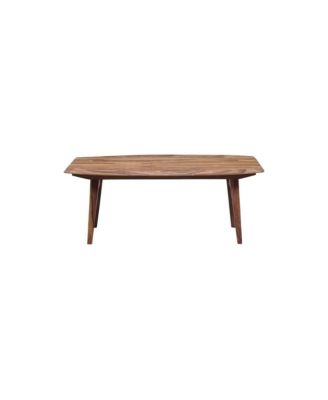 Fusion Solid Sheesham Wood Coffee Table, Natural