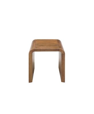 Palencia Solid Mango Wood End Table, Natural