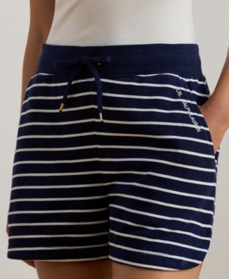 Women's Striped Drawcord Shorts