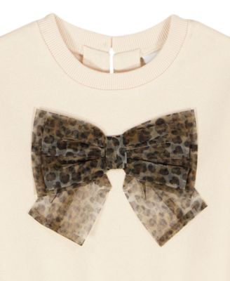 Baby Girl Long-Sleeve Top, Skirt and Bloomer, 3-Piece Set