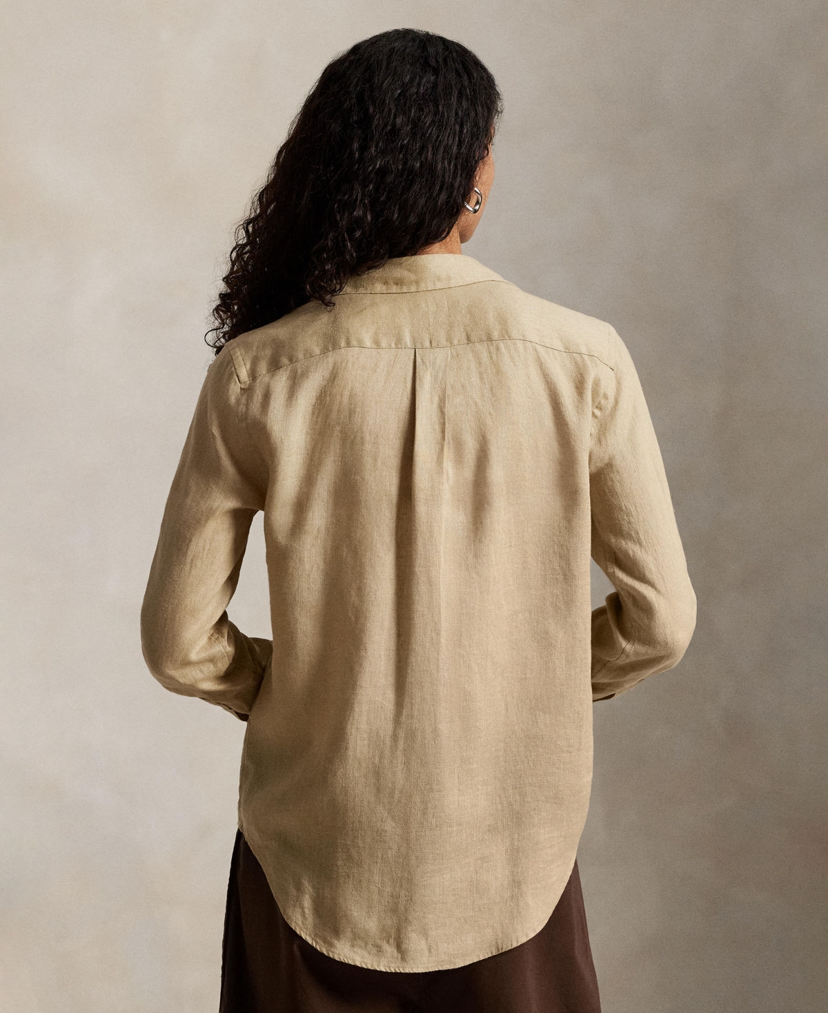 Polo Ralph Lauren Women's Classic-fit 100% Linen Shirt In Neutral