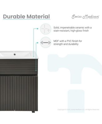 Bernay 24" Bathroom Vanity in Cedar Gray