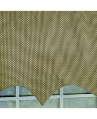 100% Cotton Basket Weave Regal With Poly/Cotton lining Rod Pocket Valance 50" x 15" Loden