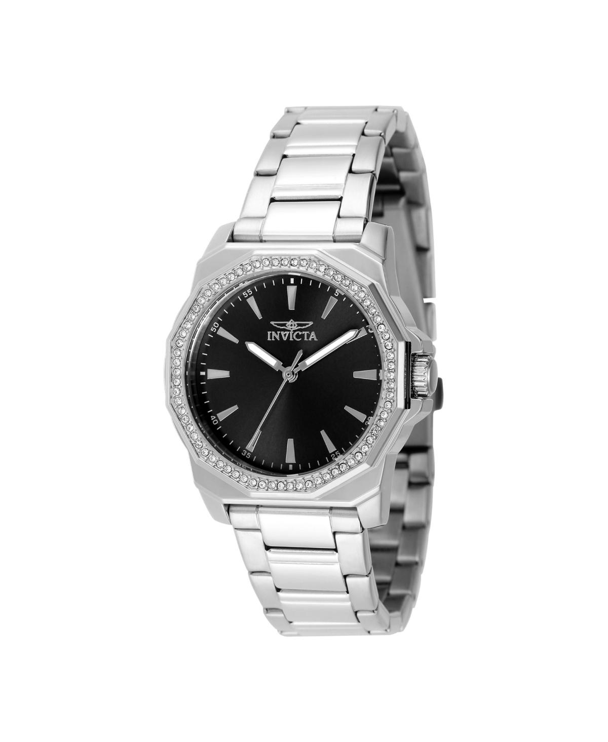 Invicta Women's 49111 Speedway Quartz 3 Hand Black Dial Watch