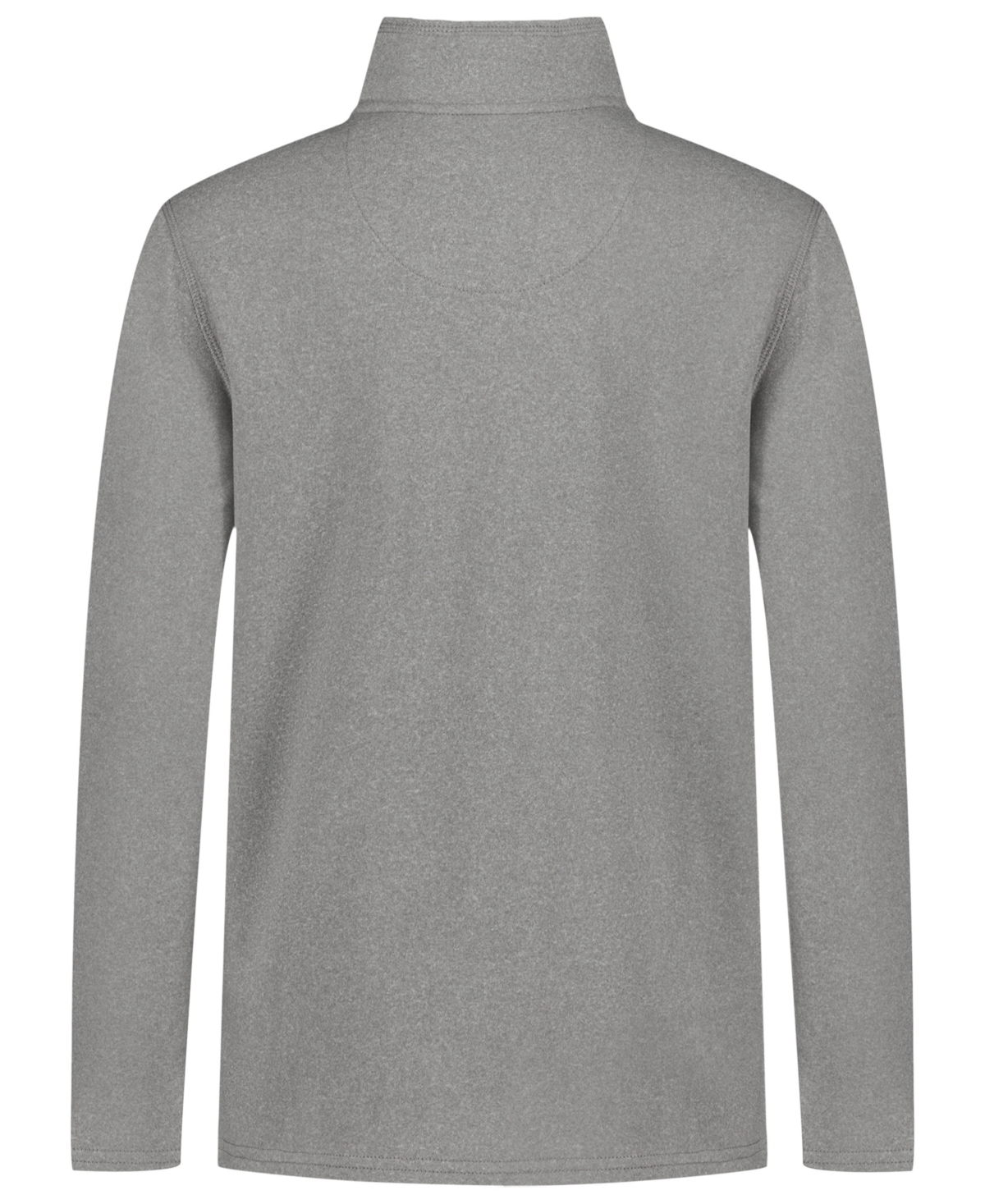 Nautica Boys 4-20 Quarter Zip-up Jacket In Gray