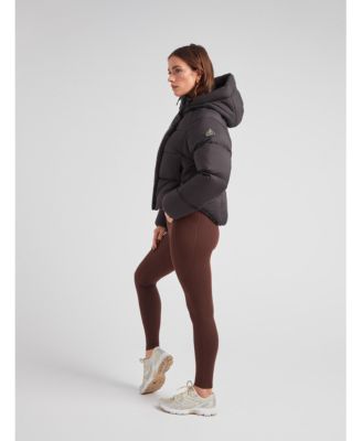 Women's Cloud Cropped Hooded Puffer Jacket