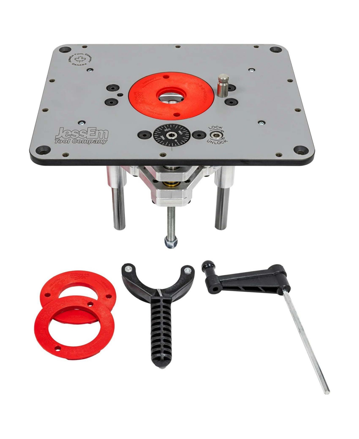 JessEm 02310 Rout-r-Lift Ii Router Lift For 3.5 Inch Diameter Motors