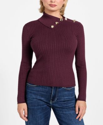 GUESS - Women's Prsicilla Long-Sleeve Sweater