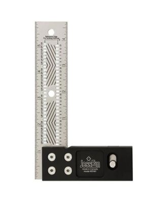 JessEm 07401 6 Inch Stainless Steel Precision Square Measuring Tool ...