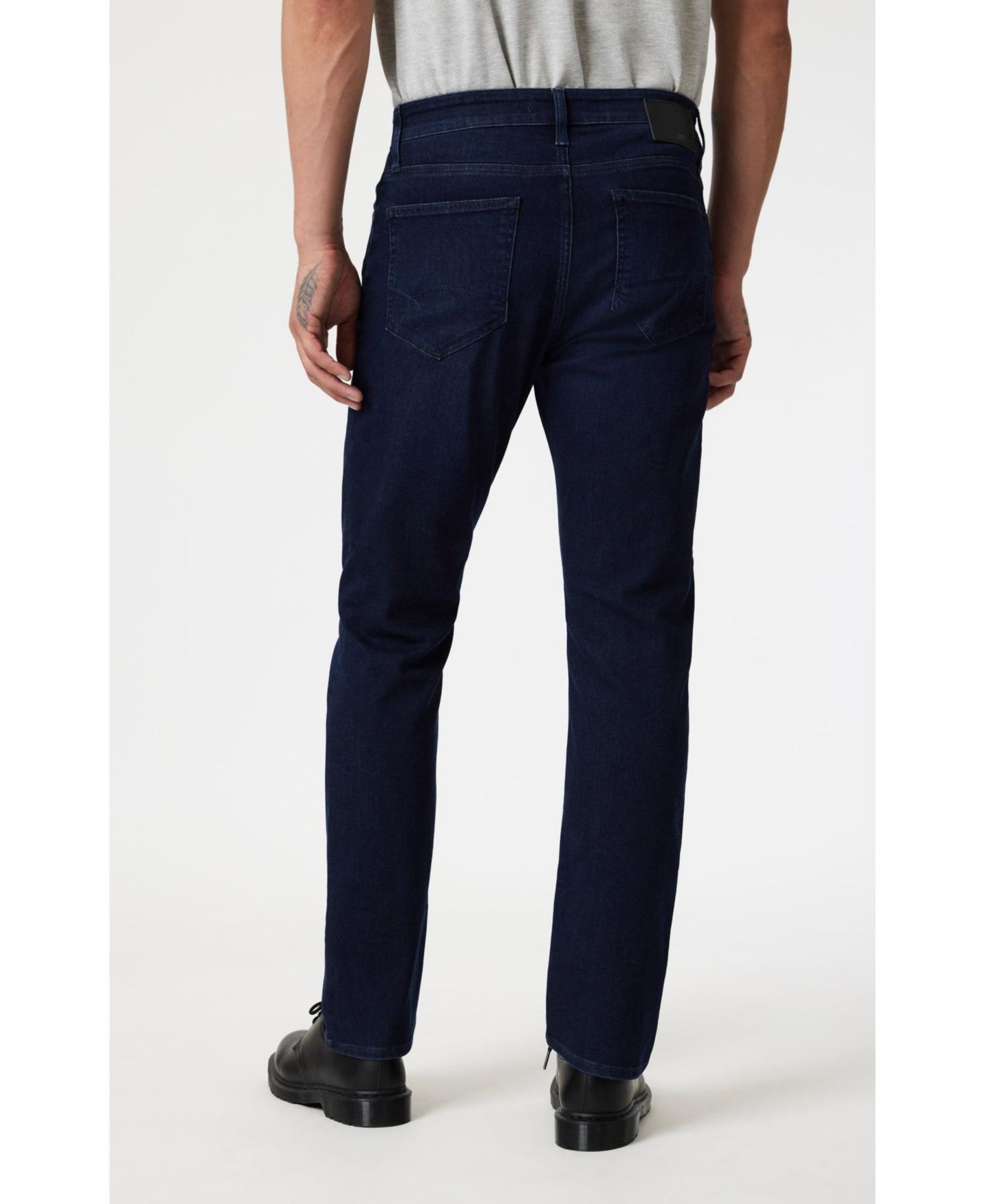 Мужские джинсы Mavi Jeans Mavi Zach Straight Leg In Ink Brushed Supermove, цвет: Синий — фото 3