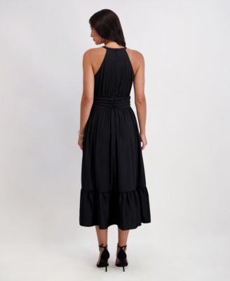 Women's Textured Keyhole Dress