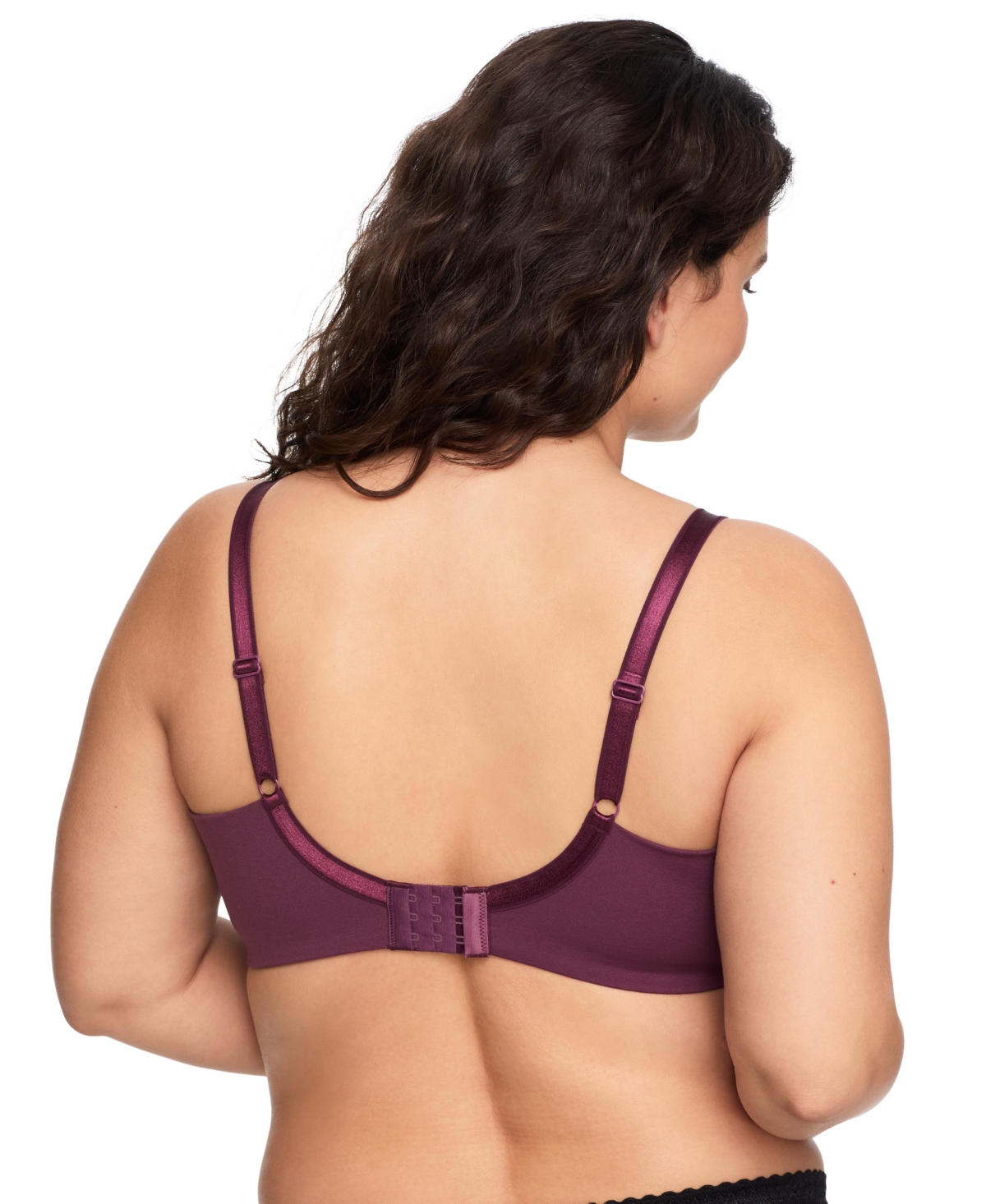 Warner's Women's No Side Effects Underarm-smoothing Wireless Bra Rm3061a In Burgundy