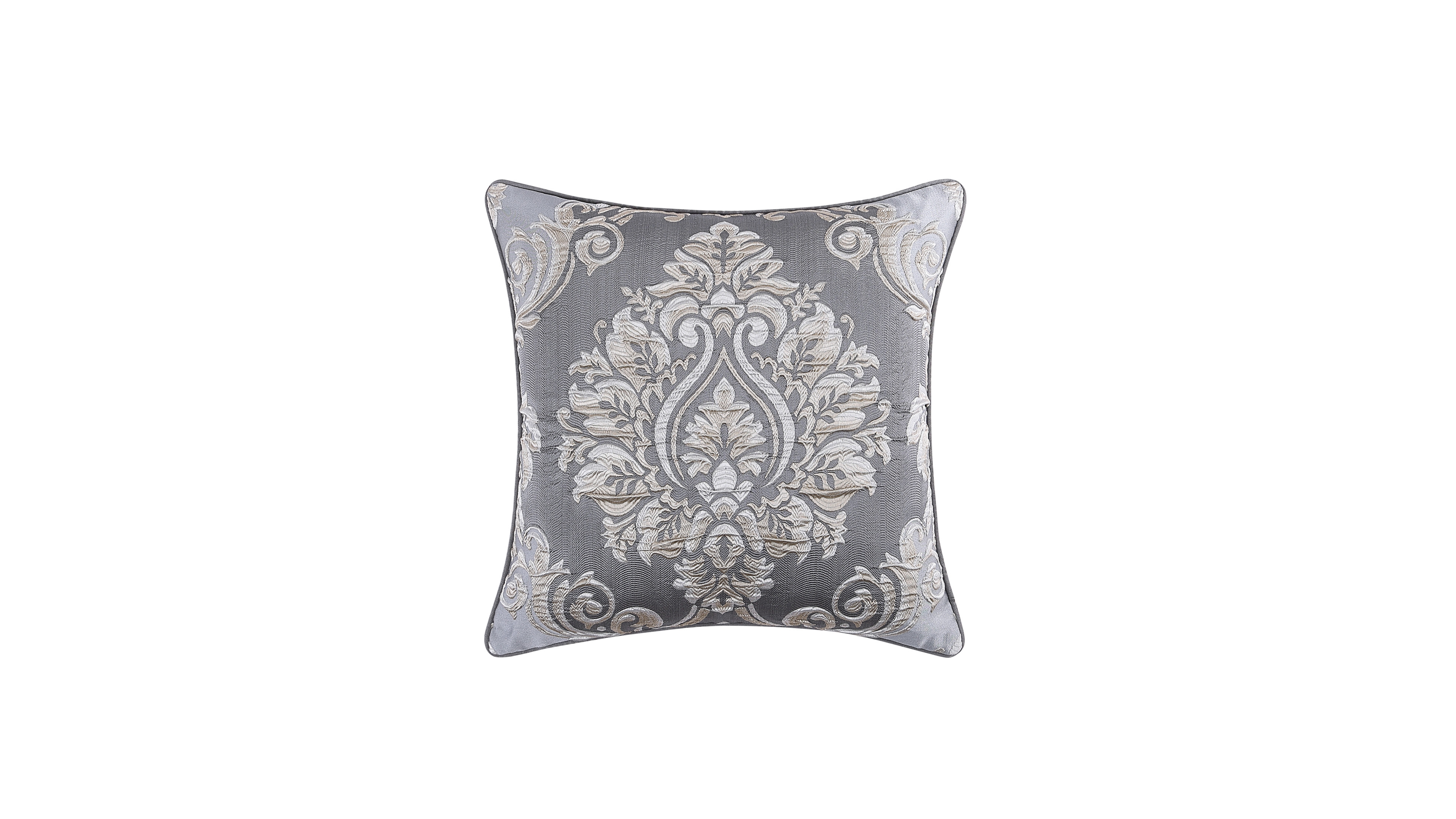 J Queen New York Krista Woven Damask Decorative Pillow, 20" x 20"