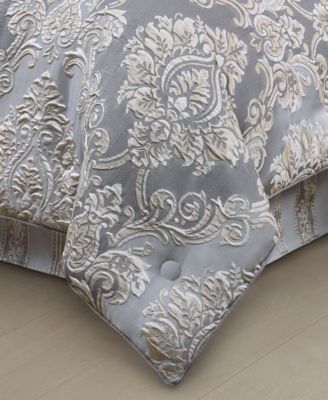 Krista Woven Damask 4-Pc. Comforter Set, King