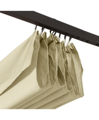 11.5'x11.5' Retractable Patio Gazebo Pergola, UV Resist,