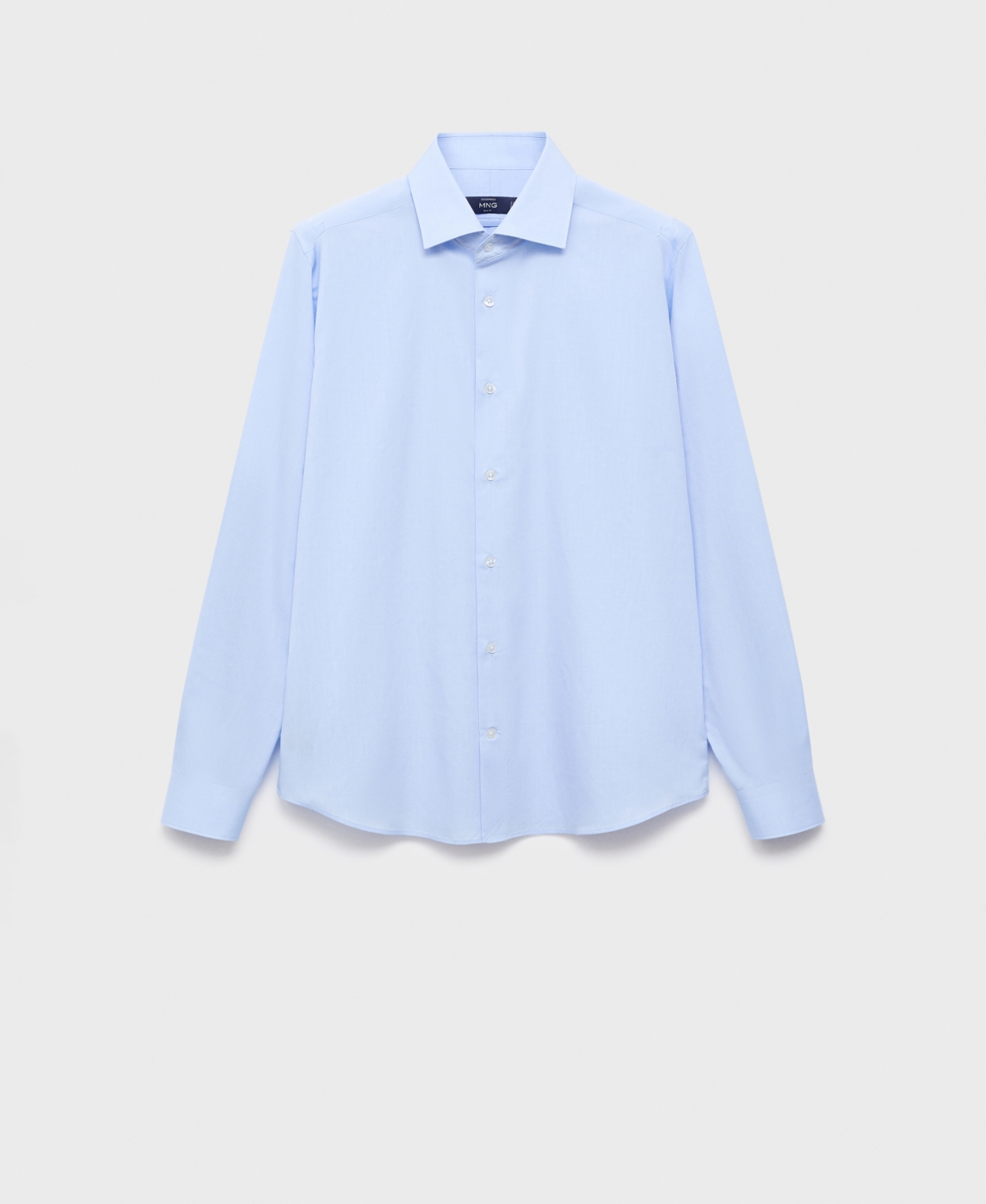 Mango Men's Cotton Slim-fit Shirt In Blue