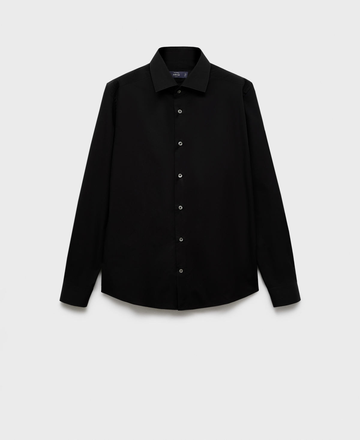 Mango Men's Cotton Slim-fit Shirt In Black