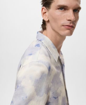 Men's Printed Bowling Shirt