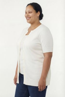 Plus Size Within Perfect Elbow - Length Sleeve Cardigan Sweater