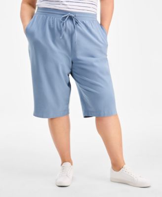 Plus Size Knit Pull-On Skimmer