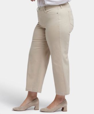 Plus Size Teresa Wide Leg Ankle Jeans