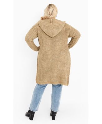 Women's Chelsea Soft Knit Hood Coatigan