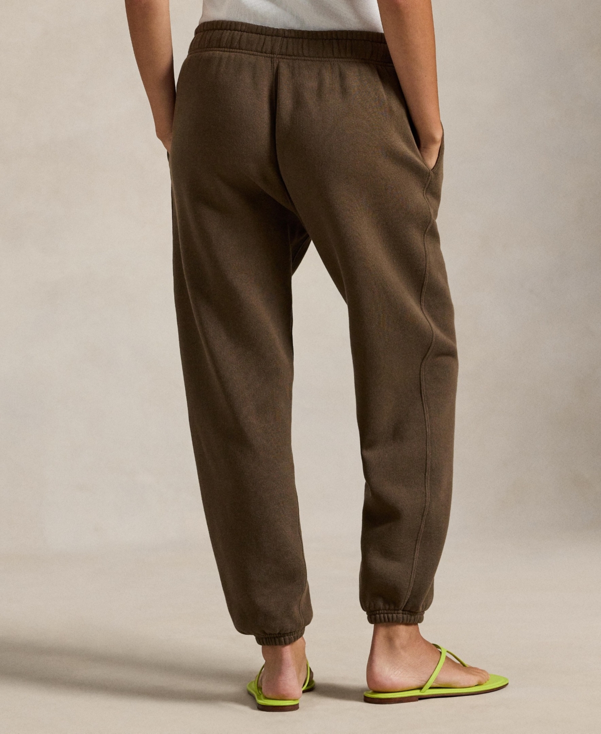 Polo Ralph Lauren Women's Fleece Drawstring Sweatpants In Brown