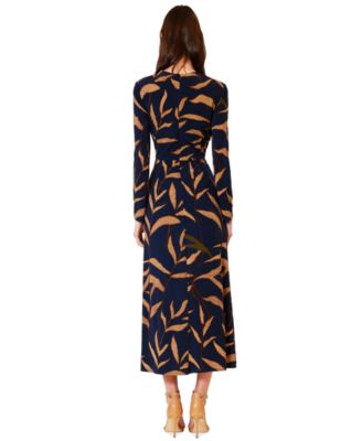 Women's Printed Long-Sleeve Dress