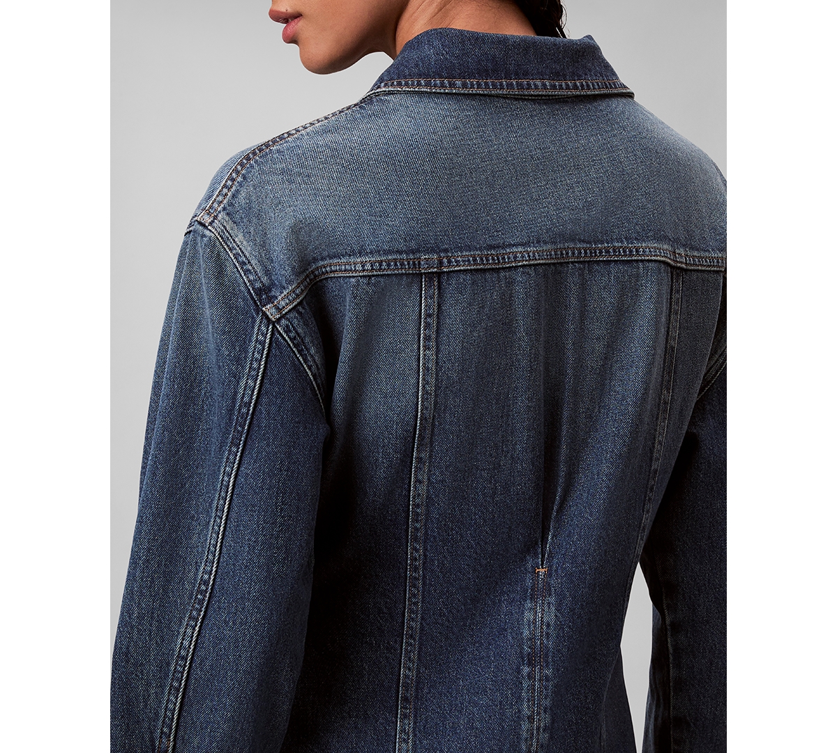 Calvin Klein Jeans Women's Long-Sleeve Mini Dress