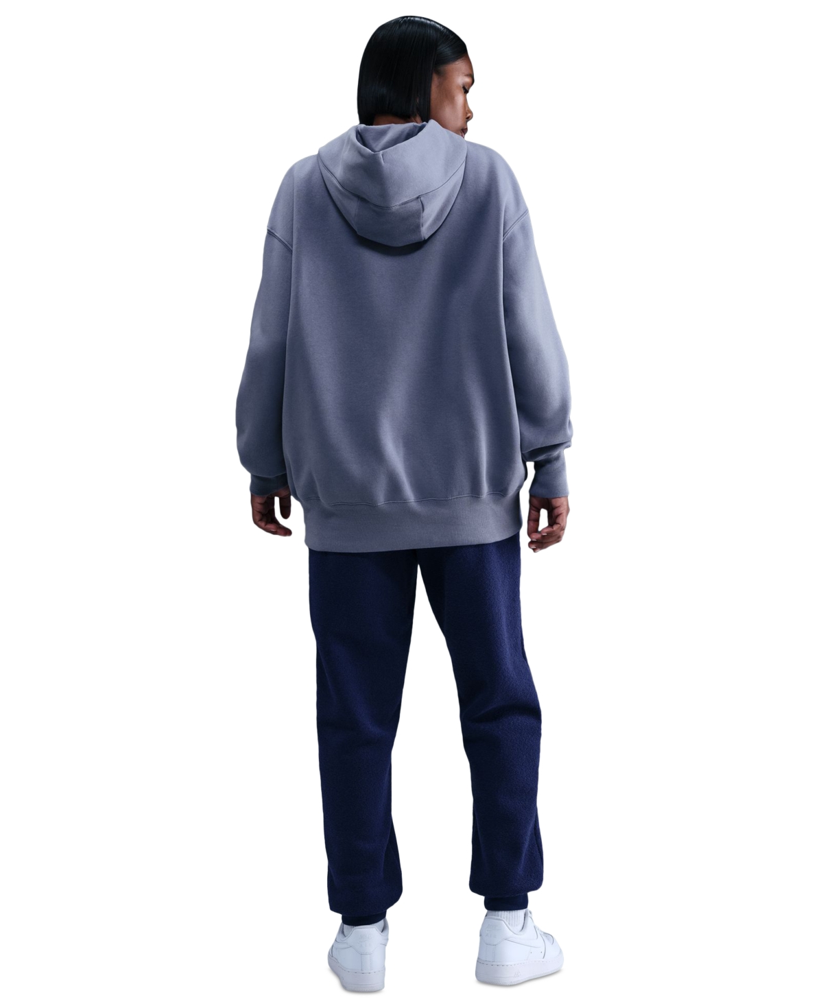 Nike Women's Sportswear Phoenix Fleece Oversized Pullover Hoodie In Blue