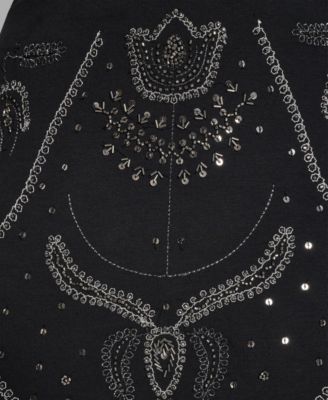 Women's Embroidered Mini Skirt