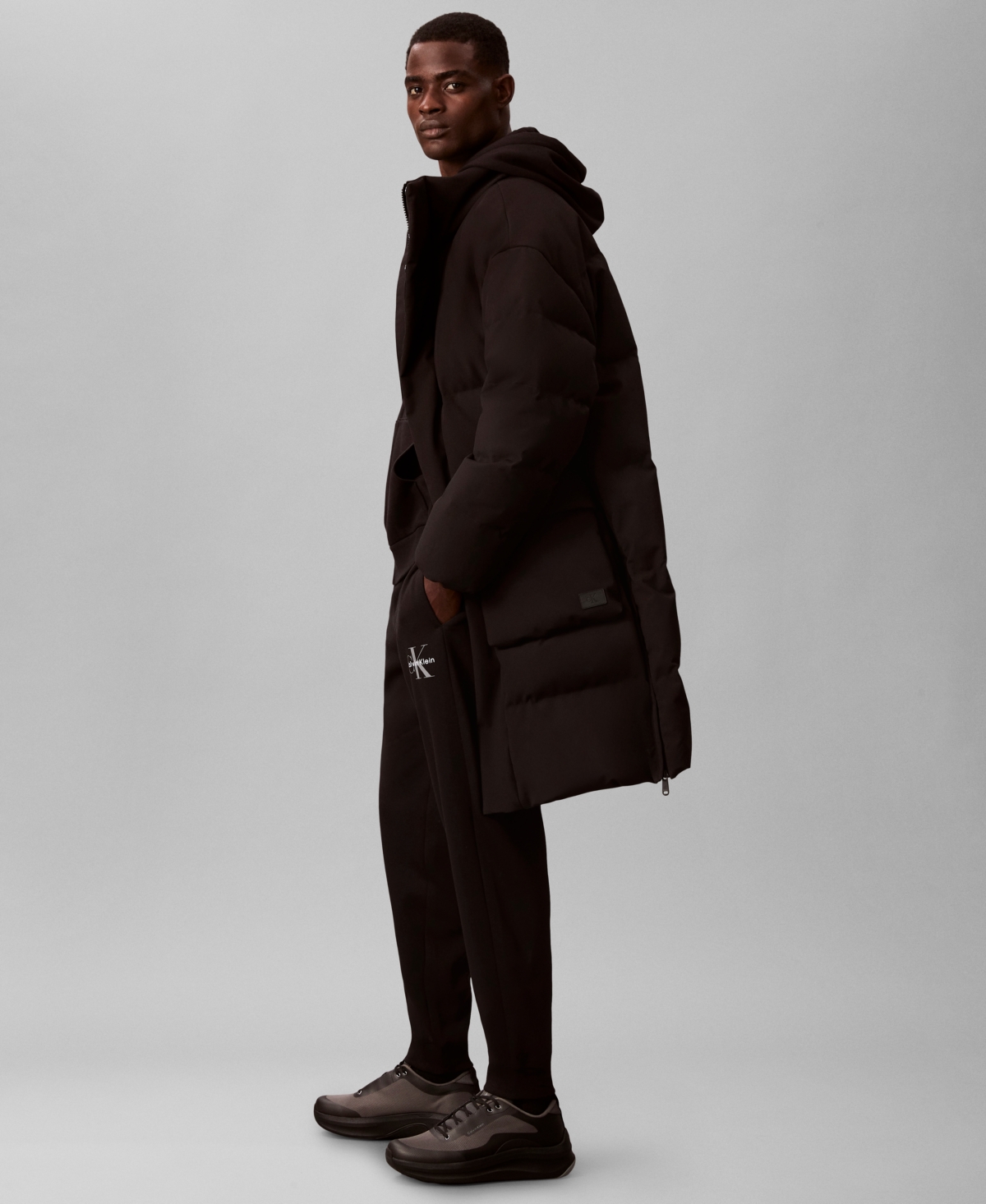 Calvin Klein Men's Monogram Logo Fleece Joggers