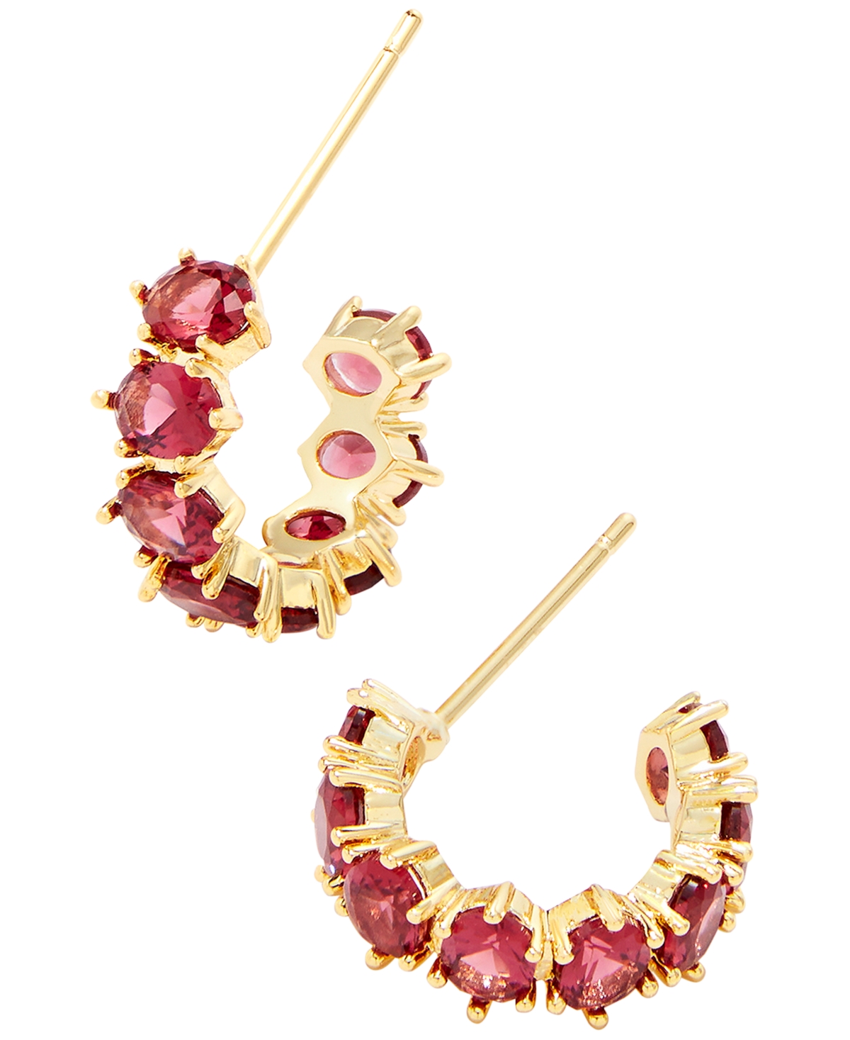 Kendra Scott 2-piece Cubic Zirconia Cailin Pendant Necklace And Huggie Earrings Gift Set