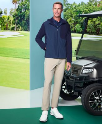 Men's Long-Sleeve Packable Golf Hoodie Jacket